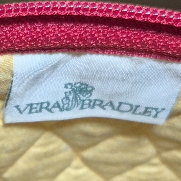 Vintage 90s Vera Bradley Provincial Red Coin Purse ID Holder Zip Top ,4.5"×4" - Picture 6 of 9